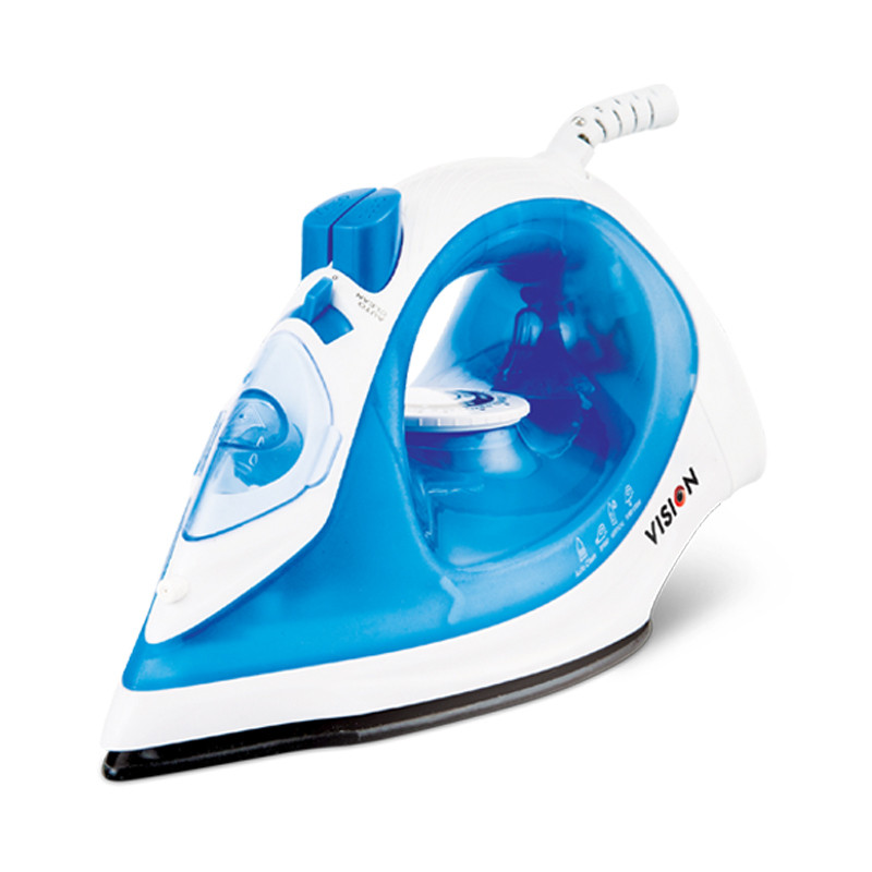 VISION Electric Iron 1800W with Shock and Burn Proof VIS-SEI-002 Multi Color