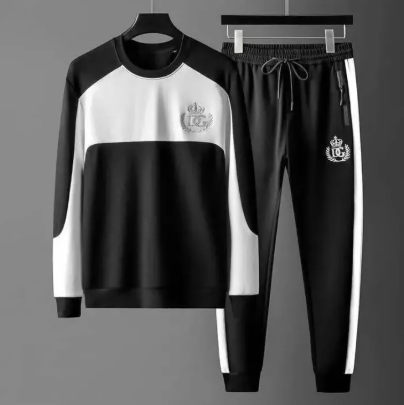 Men’s Winter Full Sleeve T-Shirt & Trouser Set Cotton Casual Combo