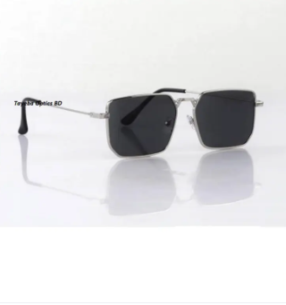 Square Metal Frame Sunglasses