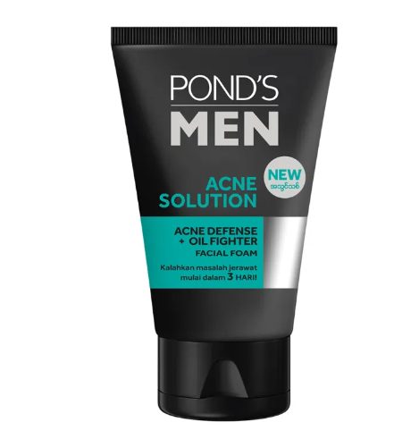 Pond's Men Facewash Acne Solution Facial Foam 100g