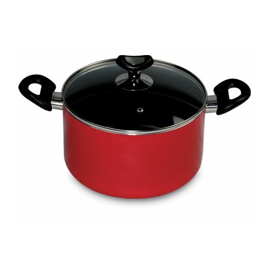 VSN NS Glamour Casserole with Lid (Red) - 24 cm