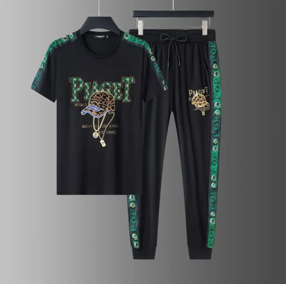 Summer Combo T-Shirt & Full Pant for Men Stylish American Design Casual Outfit