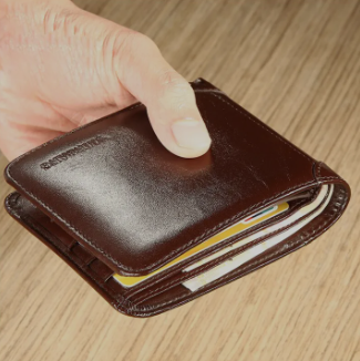Sip in Style Brown Artificial Leather Wallet for Men | Fashionable & Durable Wallet with Card & Coin Pockets