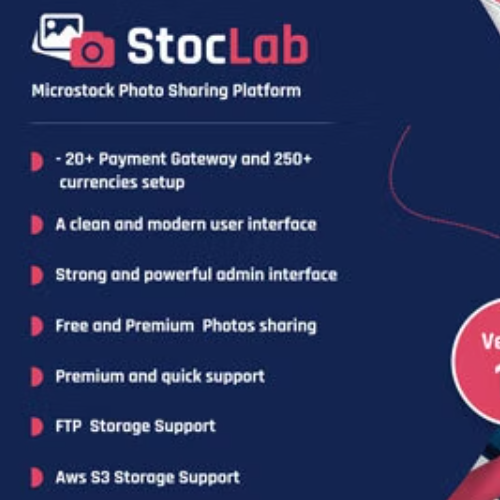 StocLab - Microstock Photo Sharing Platform