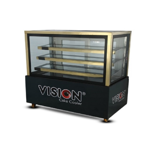 VISION Straight Glass Cake Cooler 4X2.5X4FT