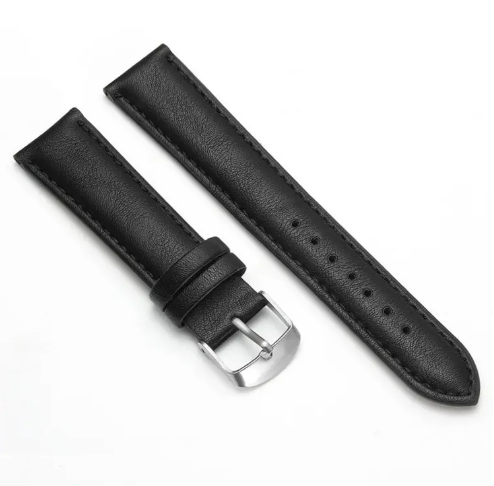 Leather Watch belt with Stainless Steel Buckle