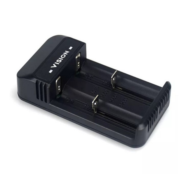 Vision Rechargeable Battery Charger-Li-ion-2 Slot