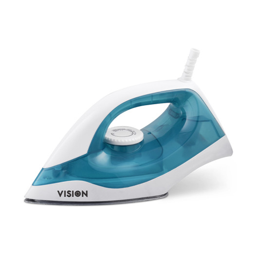 Vision Light Weight Electric Iron 1000W with Overheat Protection VIS-DEI-009 Blue