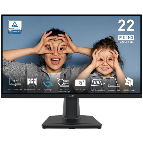 MSI PRO MP225 21.5" 100Hz FHD IPS Monitor