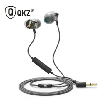 Qkz DM7 Zinc Alloy In-Ear Hifi Earphone - Provides Stereo Sound for an Immersive Audio Experience - Perfect for Music and Gaming Enthusiasts
