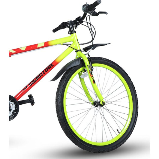 Duranta Steel 18-Spd Signature 26 Red with Yellow