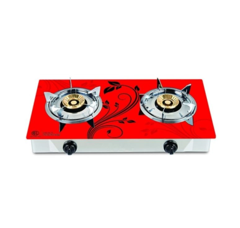 Double Glass NG Gas Stove Silky