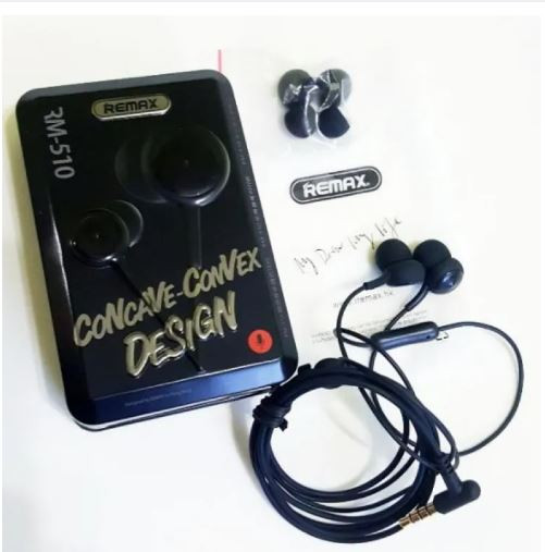 REMAX RM-510 High Performance Earphones REMAX RM 510 Wired Earphone Remax RM 510 Wired In-ear Stereo Music Headset with Mic wire control function