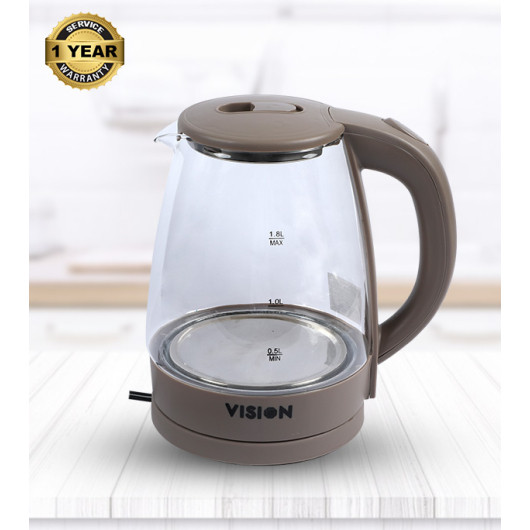 Vision Electric Kettle 1.8 Liter VIS-EK-018 Glass