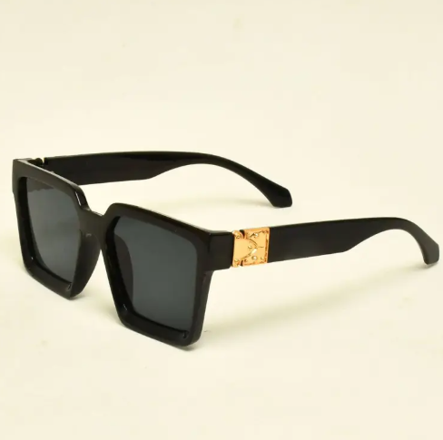 Stylish Sunglasses for Men - Black and Golden Very Fashionable - Sun Glass For Men