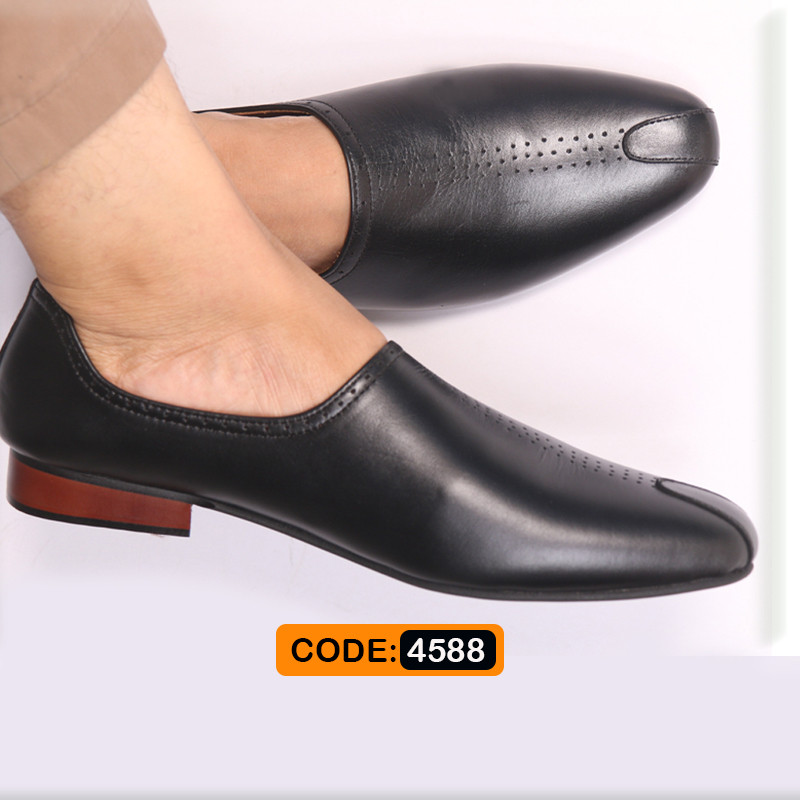 Black tassel shoes for mens - 4588