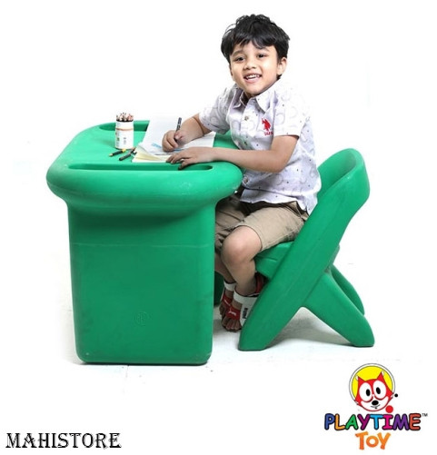 Playtime Scholar Table with Chair Green