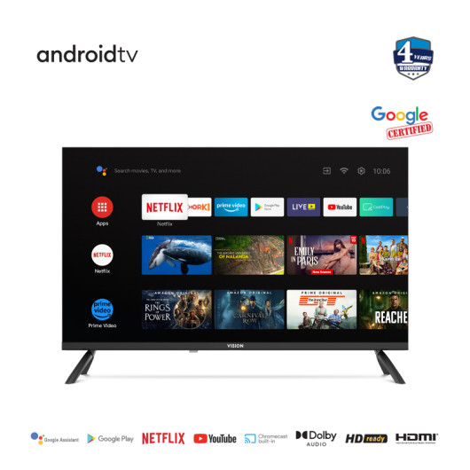 VISION 32" LED TV HS1 Android Smart Infinity