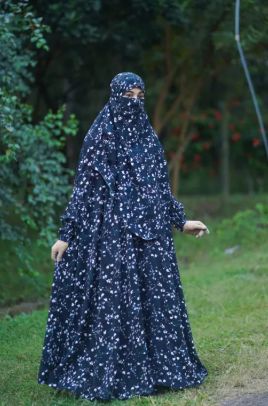 Khimar Nikab Muslim Women Linen Khimar Modest Islamic Hijab