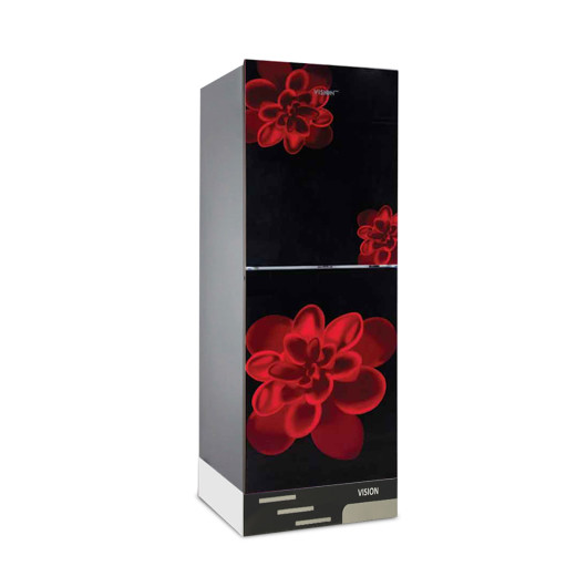 VISION GD Refrigerator RE-252L Red Rose Flower-BM