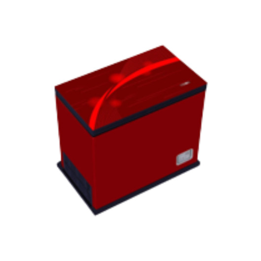 VSN GD Chest Freezer VIS-350L Charming Red