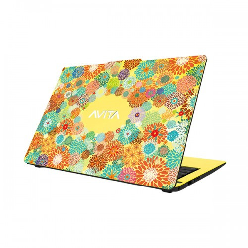 Avita Liber V14 i5 11th Gen 14" FHD Laptop - Flowers Yellow