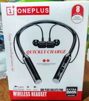 OnePlus Bullets Pro Wireless Earphone With Extra Bass Bluetooth Earphone