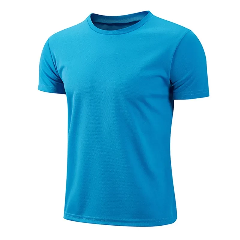 Summer Casual Men's Breathable T-Shirt: Quick Dry & Stylish