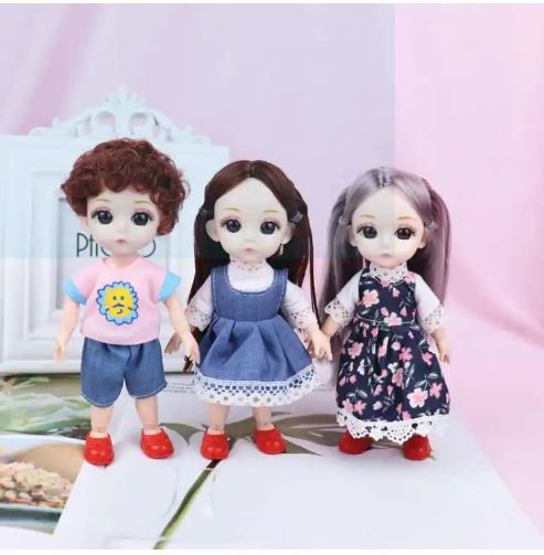 10Cm Mini Jointed Doll Girls Movable Jointed Girl Body Retro Style Kawaii Princess Bjd Dolls Girls Toys Birthday Gift - Doll - doll