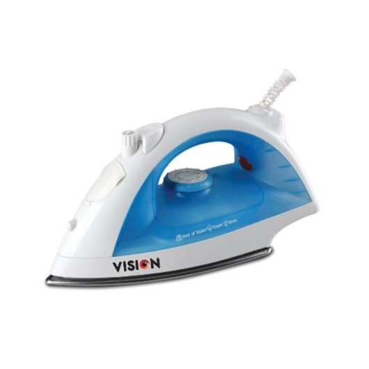 VISION Electric Iron 1000W Overheat Protection VIS-198 Multi color