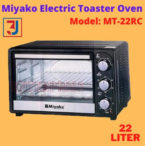 Miyako Electric Oven - 22 Liter Black Mt-22Rc - Oven