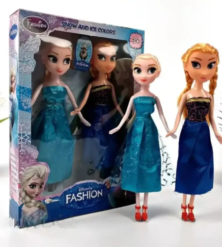 anna and elsa doll set