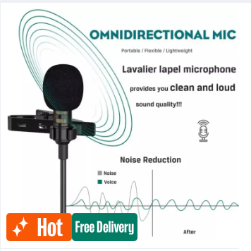 3.5mm Microphone for Mobile Proffessional Lavalier MIC