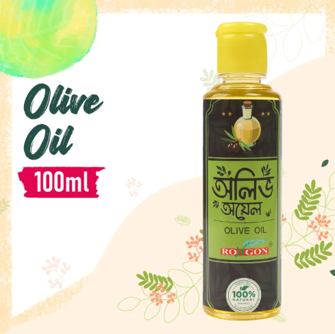 Rongon Herbals Olive Oil 100ml- অলিভ অয়েল ১০০ মি.লি.