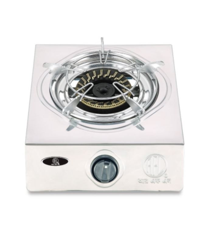 Single S.S. Auto Gas Stove 1-02SRB LPG