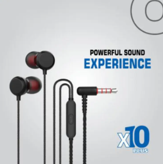 GEEOO Powerful Sound X10 Plus Earphone with Mic