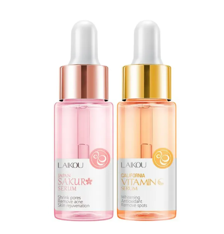 Laikou Sakura & Vitamin C Serum Combo ( 17 ml +17ml )