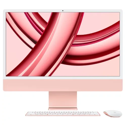 Apple iMac M3 Chip 24" 4.5K Retina Display Pink, 512GB SSD (Late 2023)