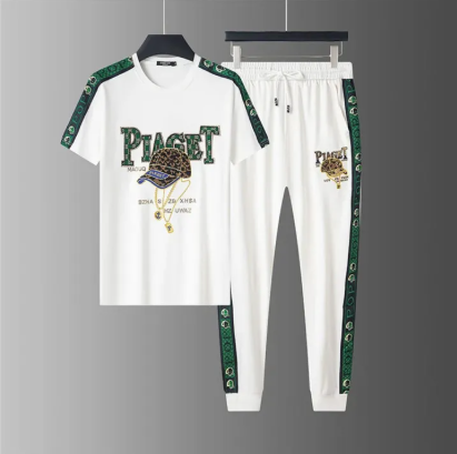 Summer Combo T-Shirt & Full Pant for Men Stylish American Design Casual Outfit