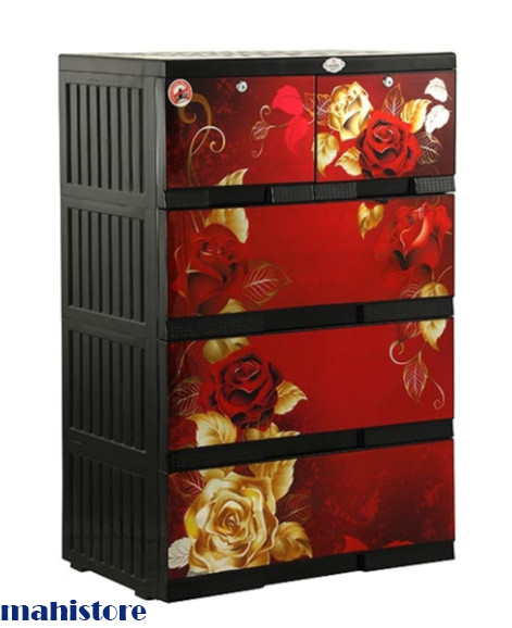 RFL Wardrobe Platinum 4 Drawer Diana