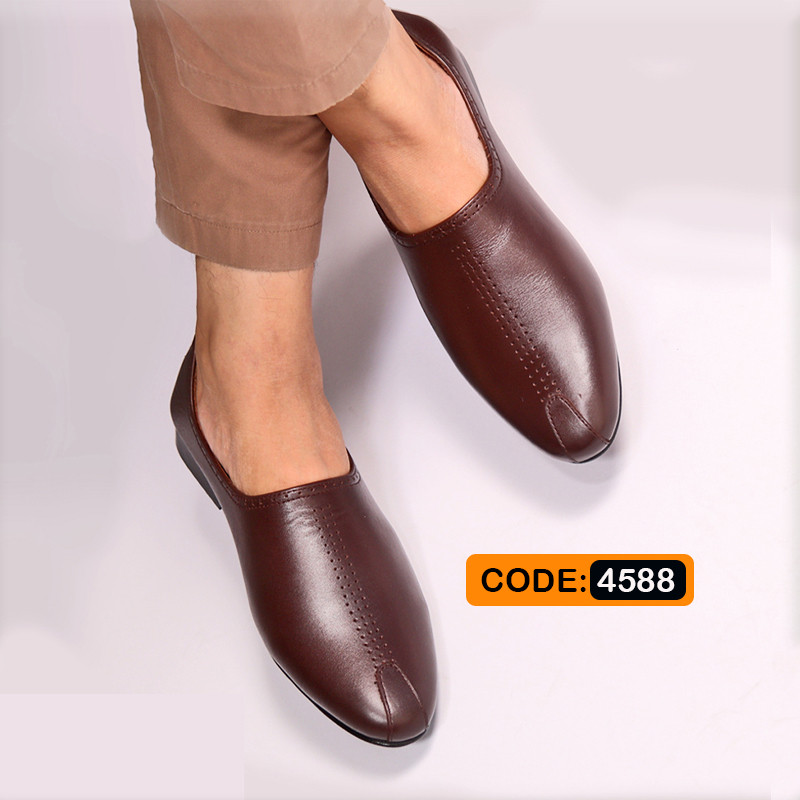 Brown tassel shoes for mens - 4588