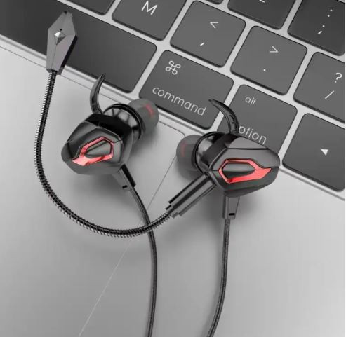 Earphones, Gm 008 Universal Wired Headphone With Microphone In-Ear For Gaming - Headphone - Headphone