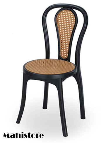 New Classic Chair Wood Insert Black