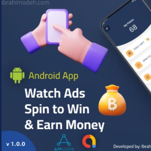 Watch Spin And Earn Money App with Admob - Source Code