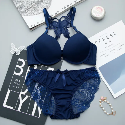Women Lace Lingerie Set Premium Quality Bra Panties Push Up Soft Sexy Underwear