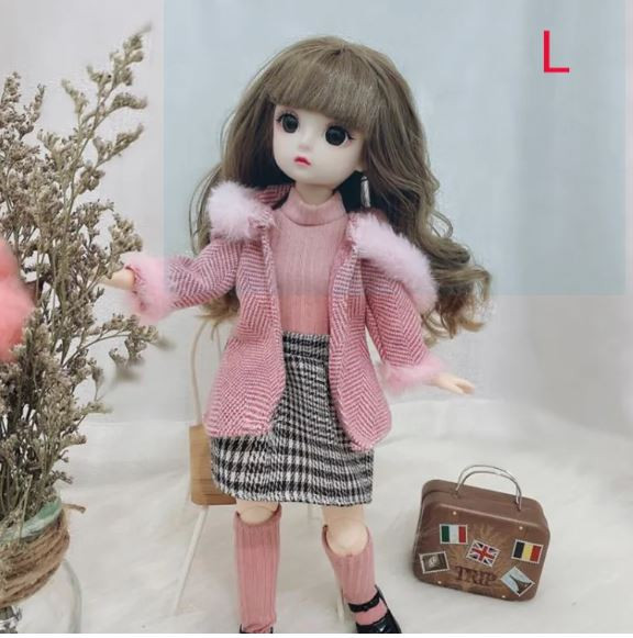 30cm BJD Doll 1/6 Princess Doll Dress DIY Clothes Girls Toy Gift(without Doll)