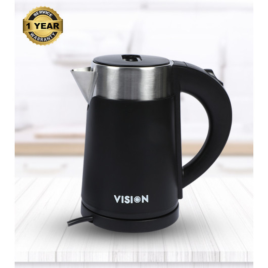 VISION Electric Kettle 1 Liter VIS-EK-013 (ROYAL) Black